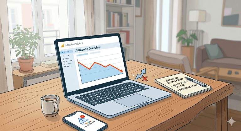 Baisse de trafic SEO